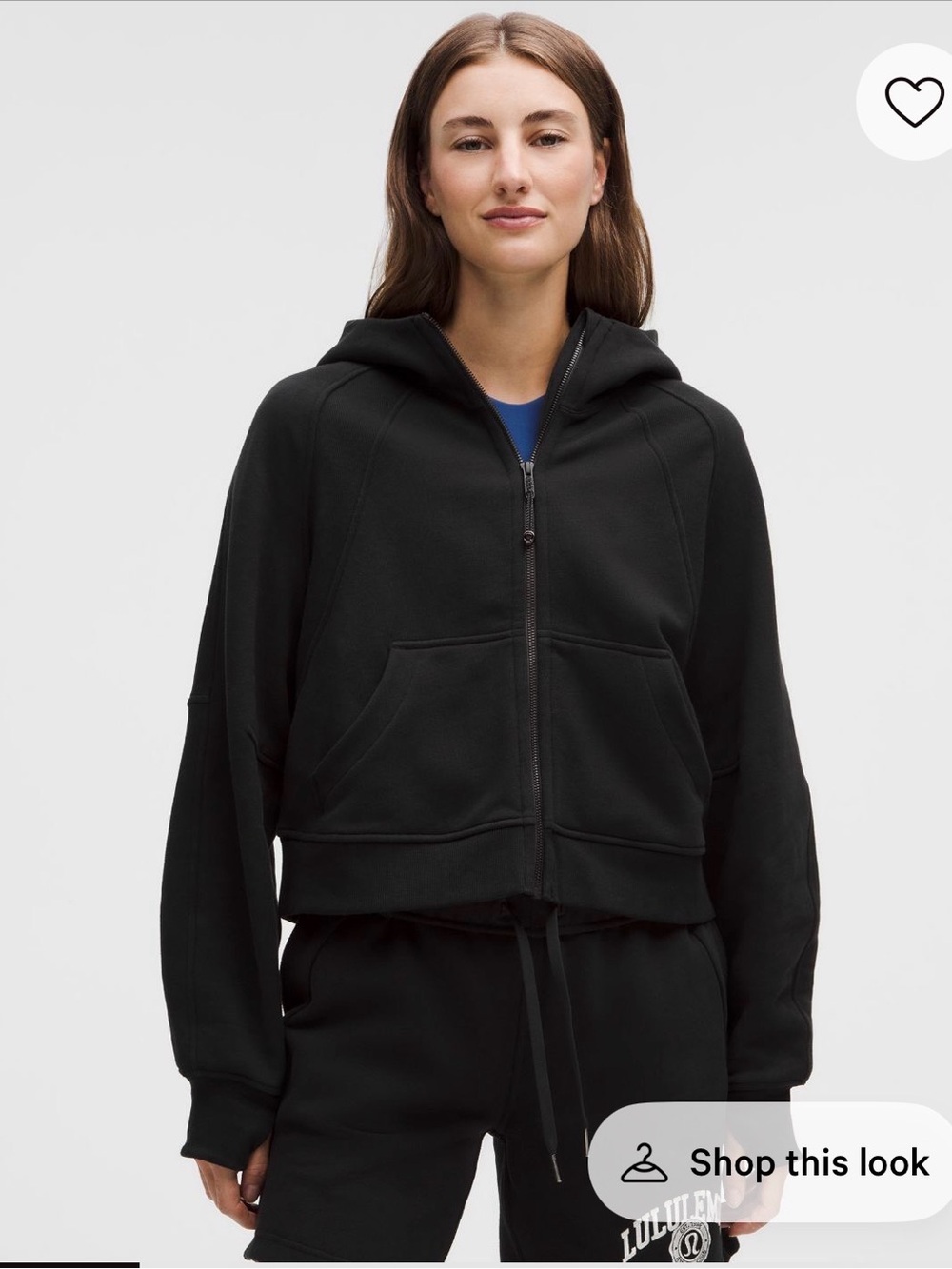 lululemon scuba oversized full zip hoodie